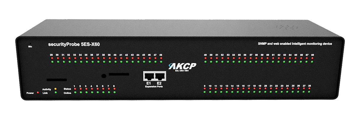 AKCP - securityProbe5ES, 8Ports, 60 I/O
