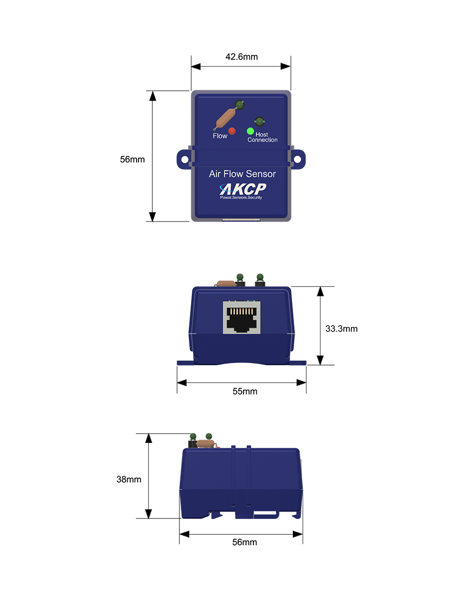 AKCP - AFS40 - Luftstromsensor