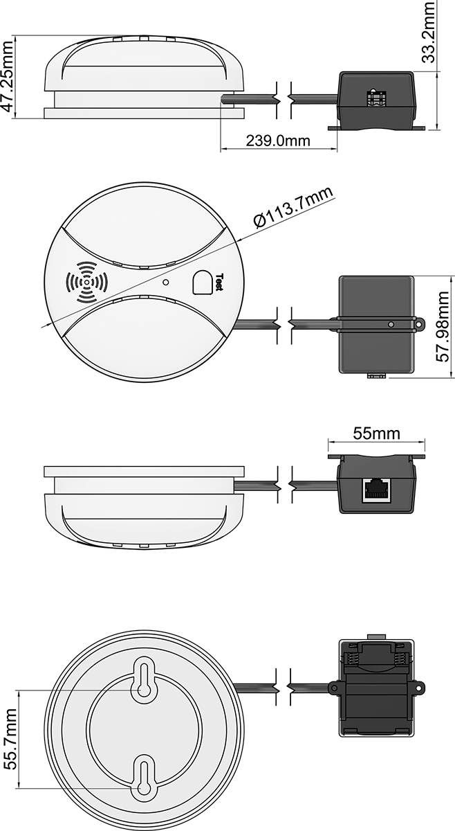 AKCP - SK60 - Rauchmelder