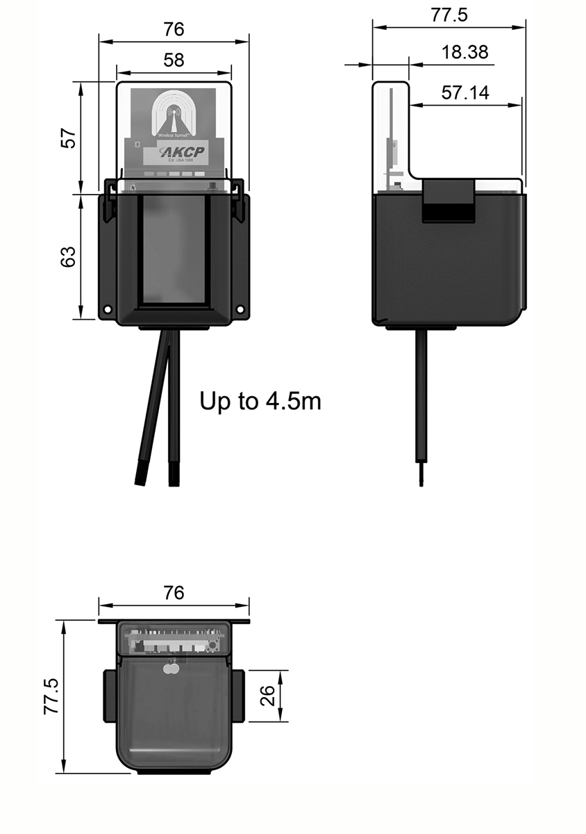 AKCP Wireless AC Voltage Detection