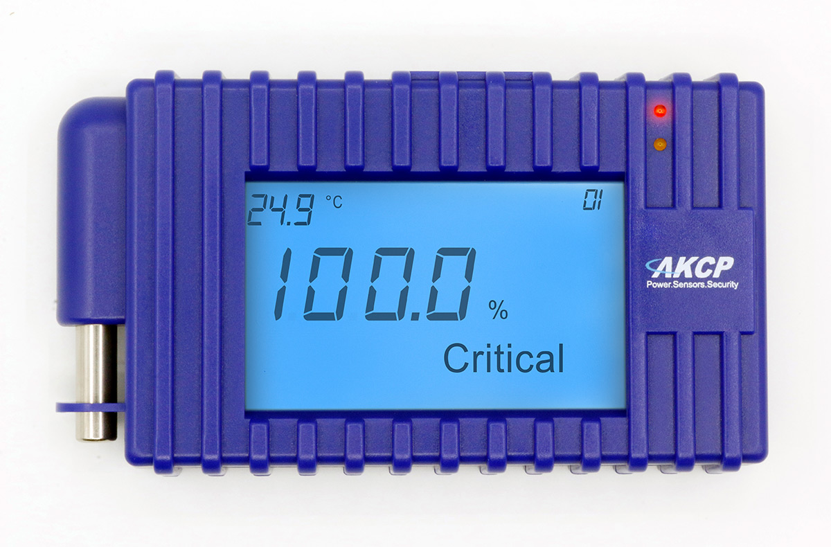 AKCP - SP2+B-PoE-LCD - sensorProbe2+ Basic LCD PoE