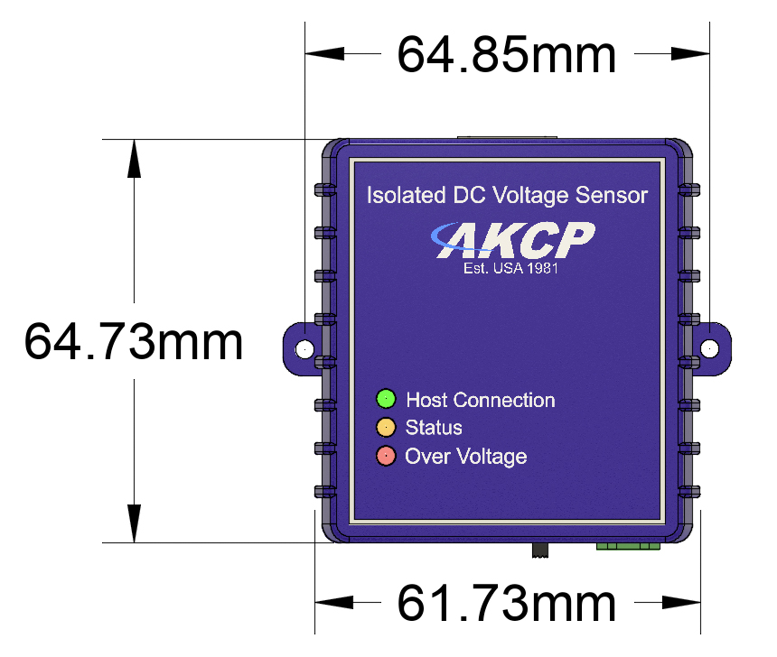AKCP - IDCV15 - Isoliertes digitales Spannungsmessgerät