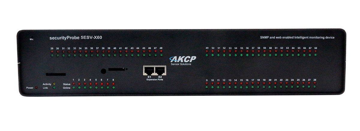 AKCP - securityProbe 5ESVA, 8 Ports, 60 I/O