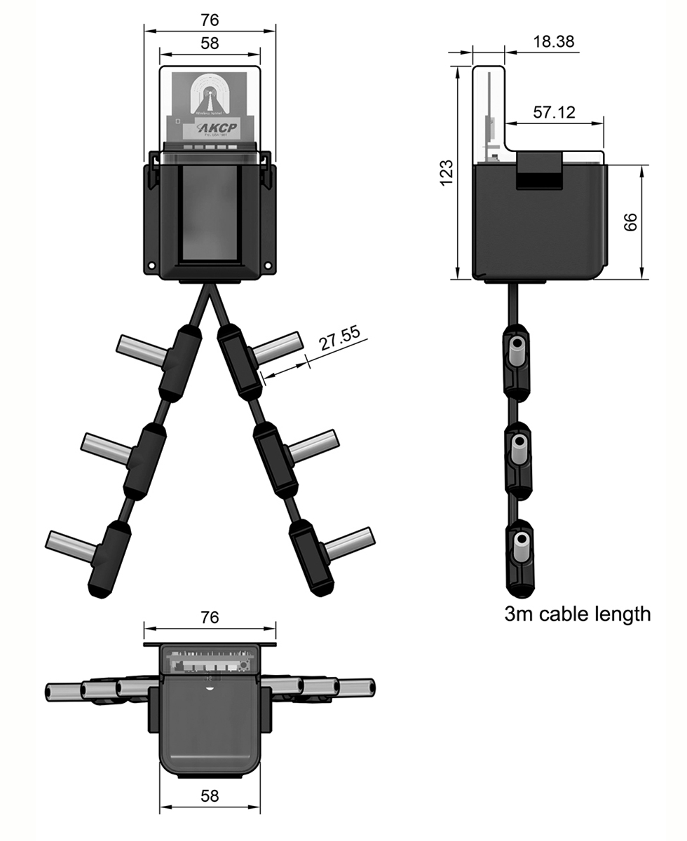 AKCP Wireless Cabinet Thermal Map