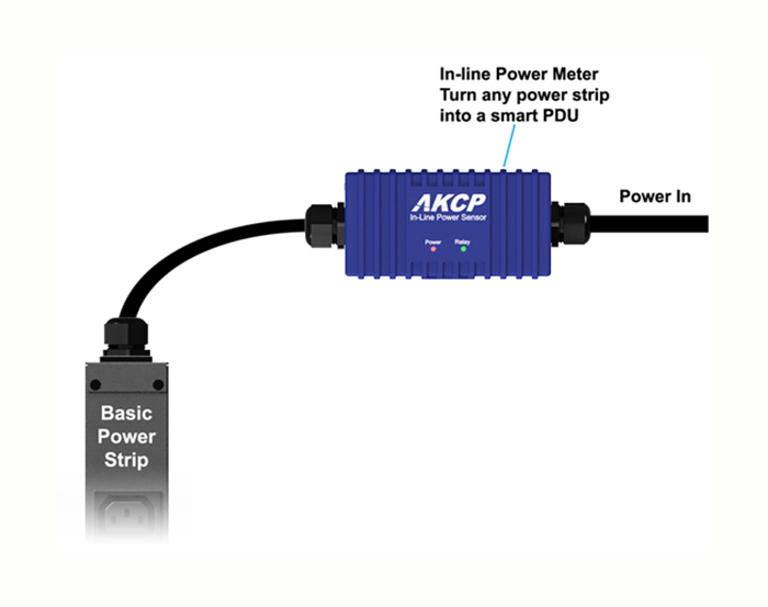 AKCP - In-Line Power Meter Options - Latched Relay